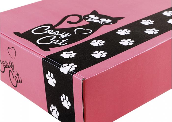 廉價(jià)定制訂閱存儲(chǔ)彩色印刷折疊紙板運(yùn)輸服裝禮品包裝盒