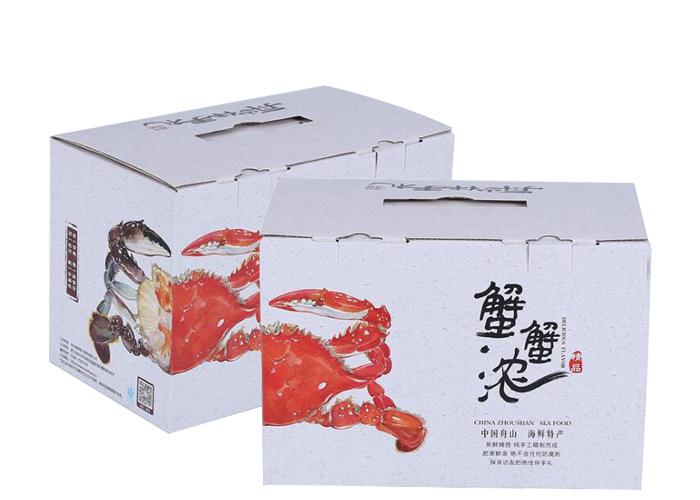 批發(fā)白皮書(shū)標(biāo)識(shí)印刷食品包裝紙箱冷凍食品