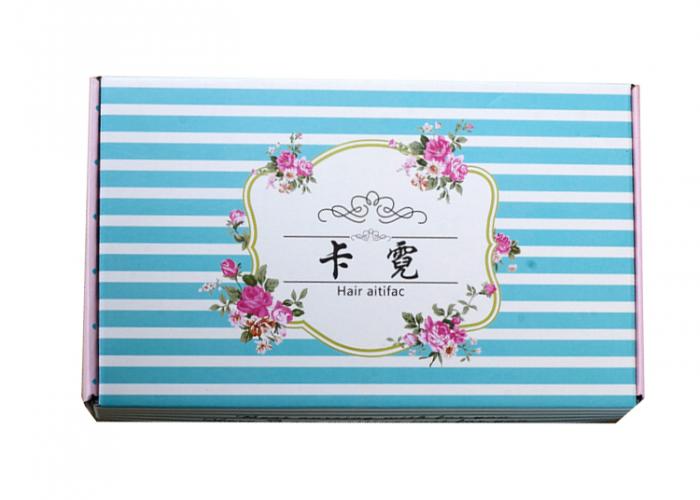 最好的瓦楞紙笛紙印刷運(yùn)輸郵件收集盒設(shè)計為化妝品包裝訂閱