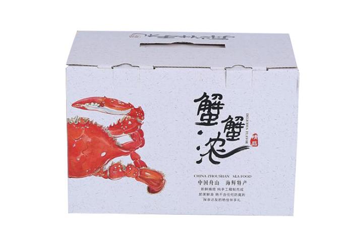 批發(fā)白皮書(shū)標(biāo)識(shí)印刷食品包裝紙箱冷凍食品