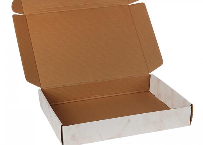 定制時尚設計與您自己的標志豪華最好的瓦楞紙打印粉紅色化妝品運輸和交付箱